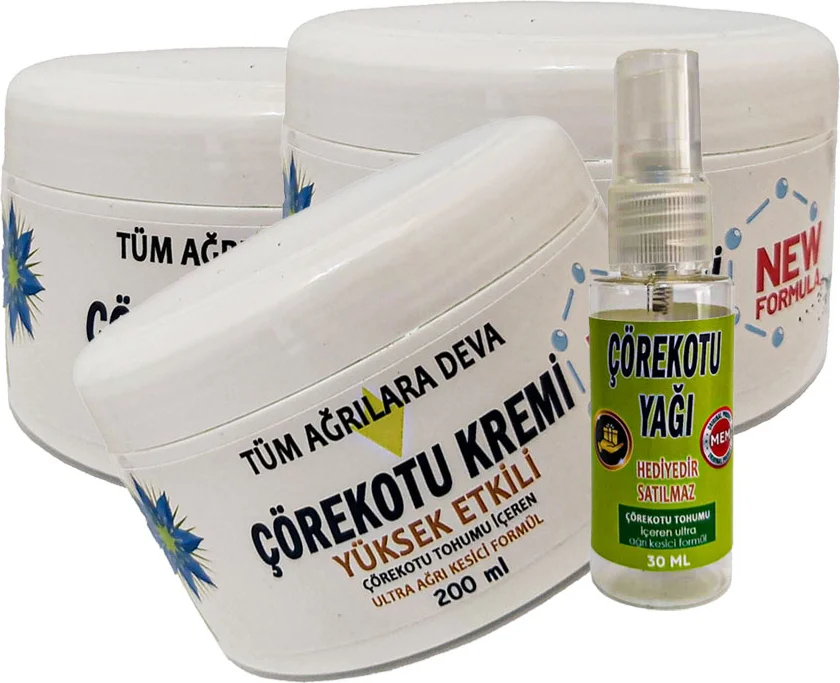 Çörek Otu Tohumu Kremi 3'lü Set (200 ml) + 30 ml Yağ | White Relax Box | Cilt Bakımı Fiyatı, Yorumları ve Özellikleri
