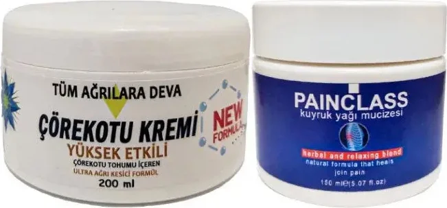 Çörek Otu ve Kuyruk Yağı Kremi XL Boy - 200ml+150ml Painclass Kuyruk Yağı Kremi ile Uyumlu