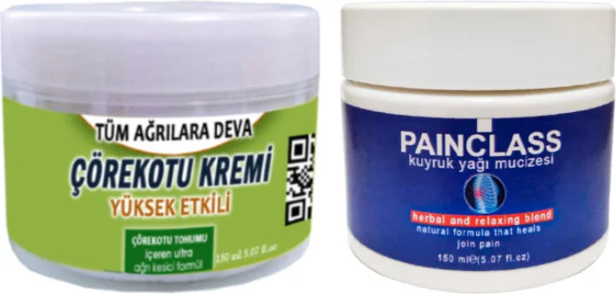 Çörek Otu ve Kuyruk Yağı Kremi Seti - 4 Adet 150 ml Doğal Eklem ve Kas Ağrısına İyi Gelen Krem