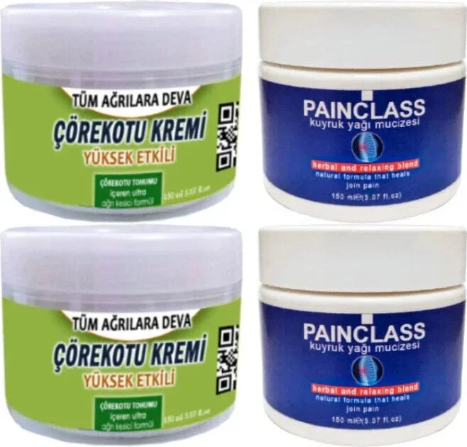 Çörek Otu ve Kuyruk Yağı Kremi Seti - Doğal Eklem ve Kas Ağrısı İçin 2'li Krem (2X150 ml)