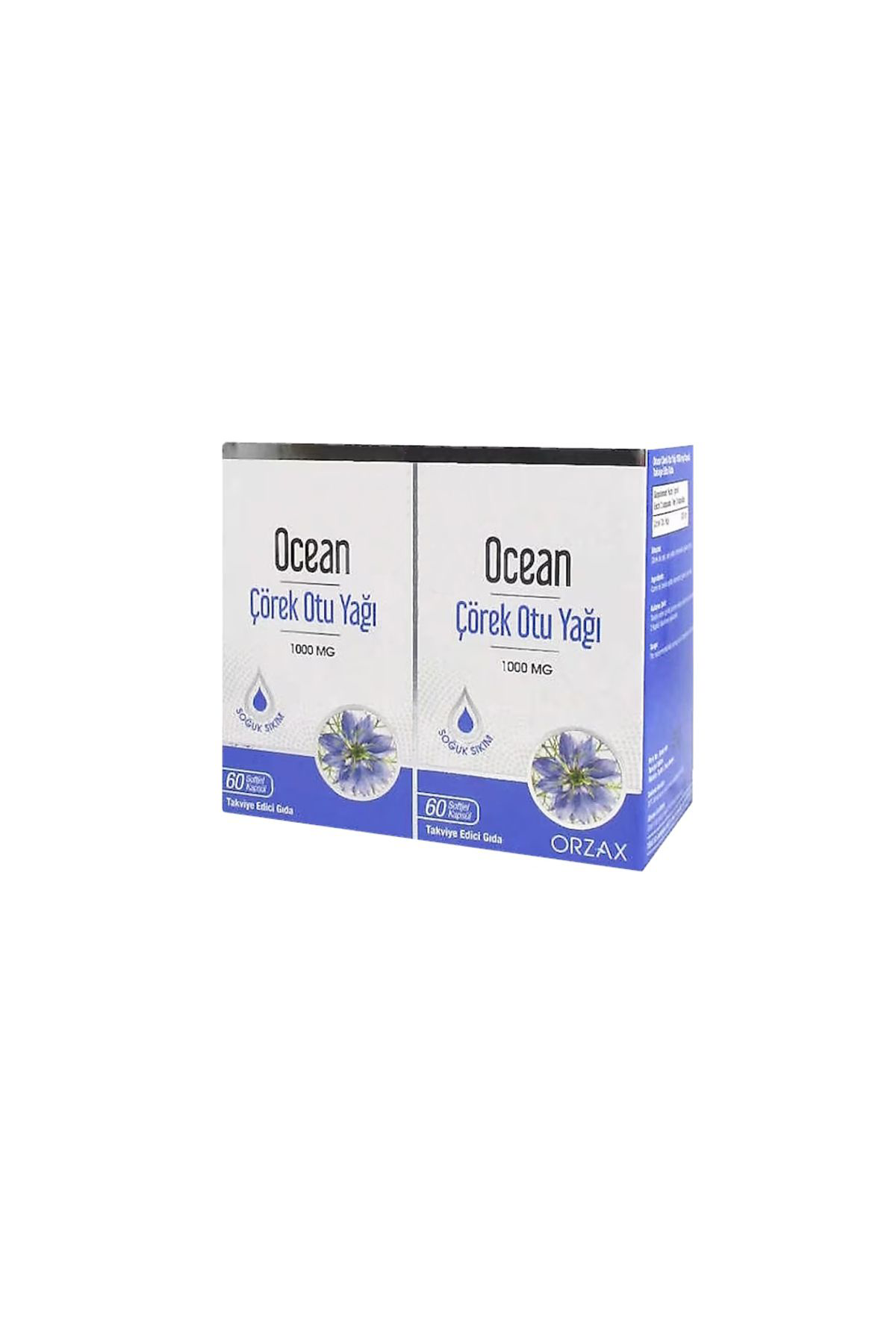 Ocean Çörek Otu Yaği 1000Mg 60 Kapsül