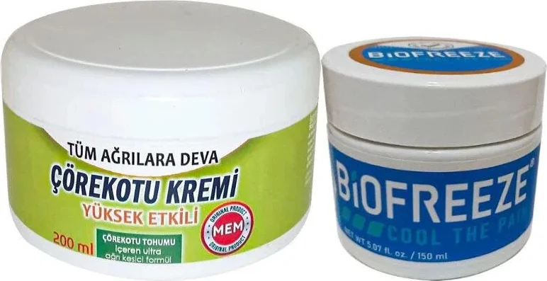 Çörek Otu Yağı XL 200ml + Biofreeze Soğutucu Krem 150ml – Ekleant Ağrılarına Doğal Çözüm
