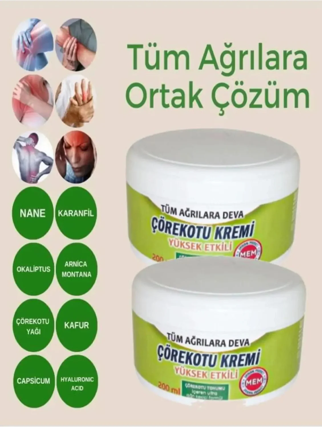 Çörekotu Kremi Masaj Kremi 200 ml - Doğal Rahatlama ve Kas Koruması Fiyatı, Yorumları ve Özellikleri