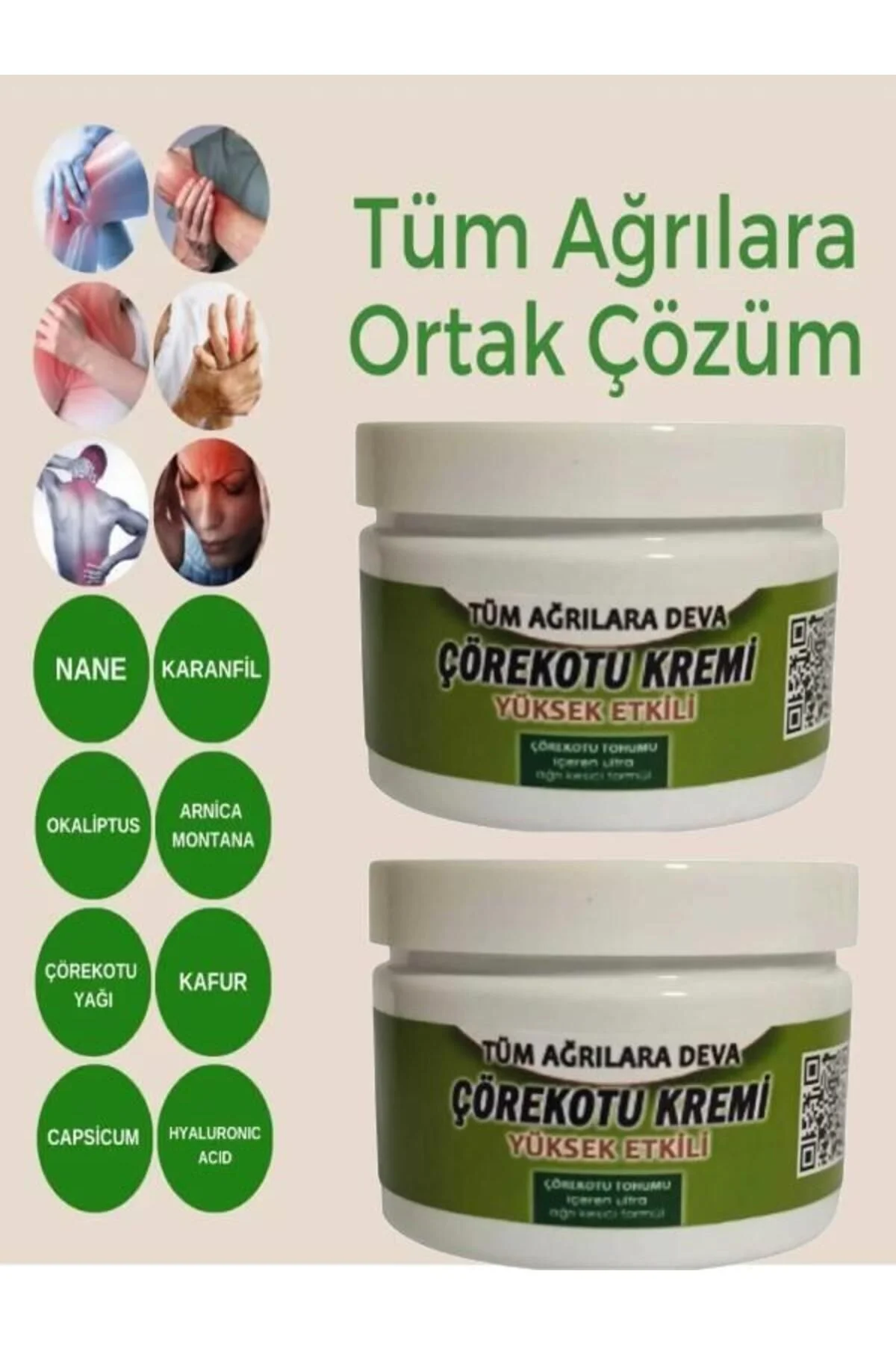 Çörekotu Rahatlatıcı Masaj Kremi 150 ml 2 Adet Çörekotu Rahatlatıcı Masaj Kremi 150 ml 2 Adet