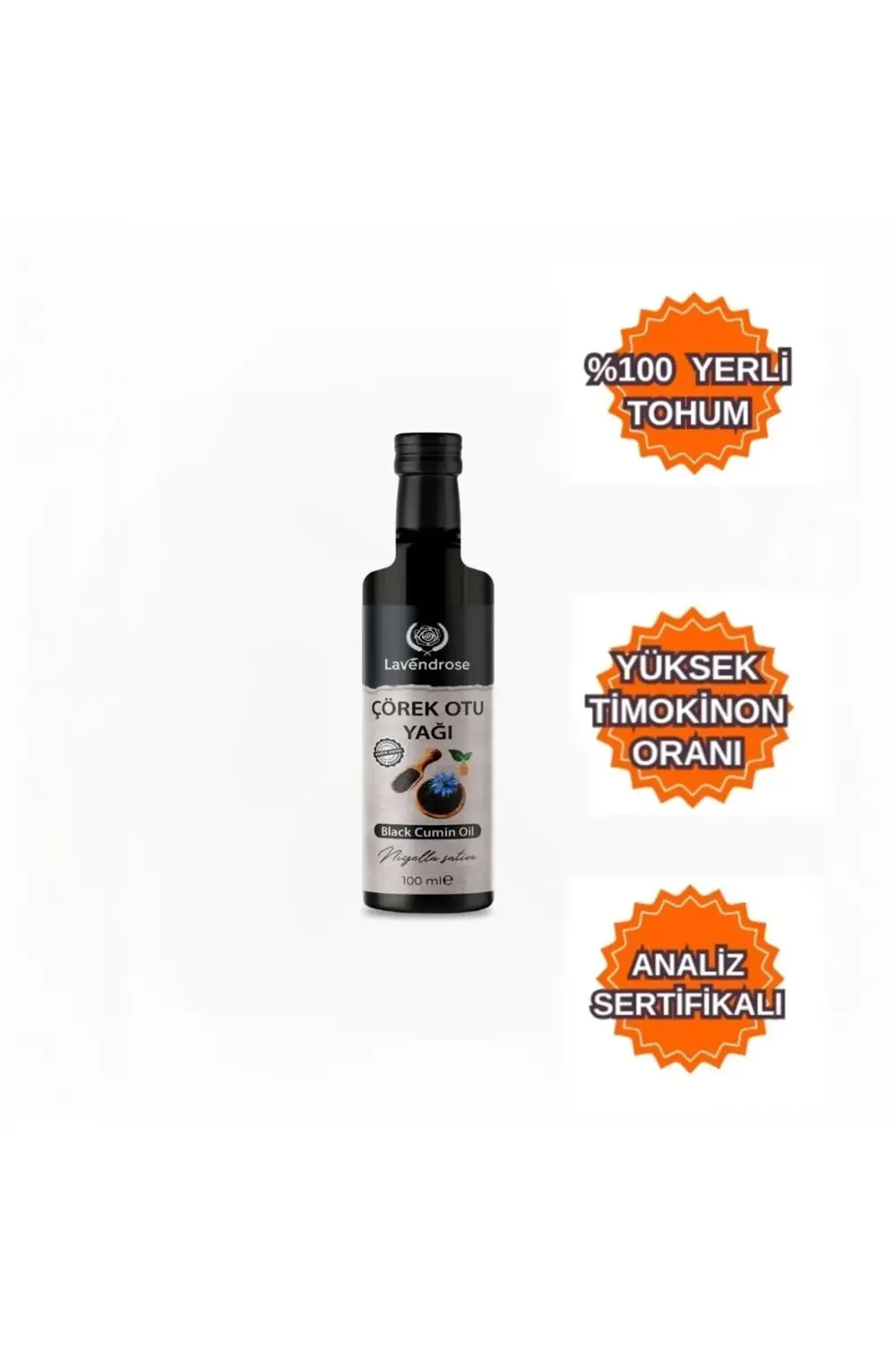 Çörekotu Yağı %100 Saf Ve Doğal Yüksek Timekinonlu Soğuk Sıkım Ye