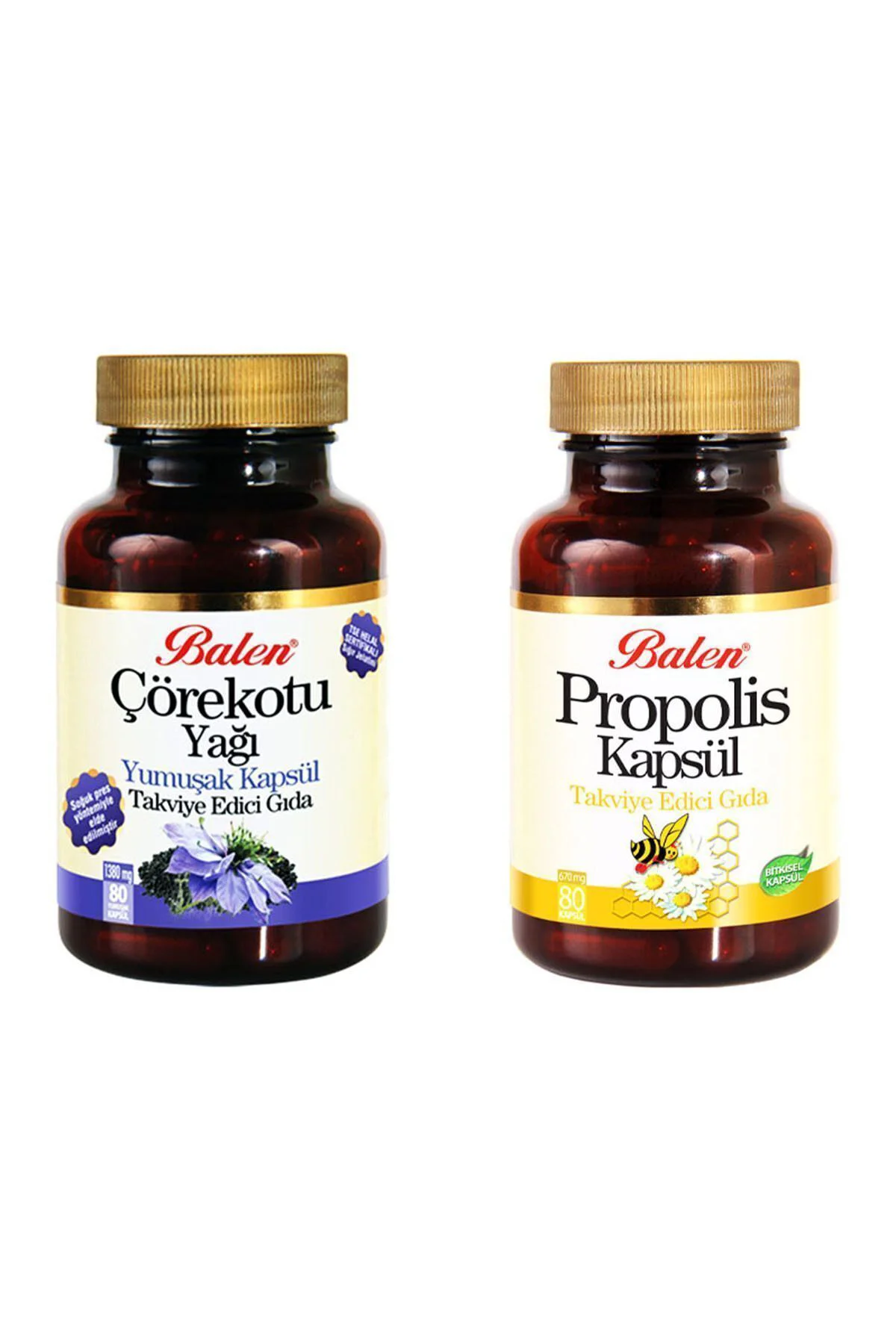 Çörekotu Yağı Kapsül Ve Propolis Kapsül