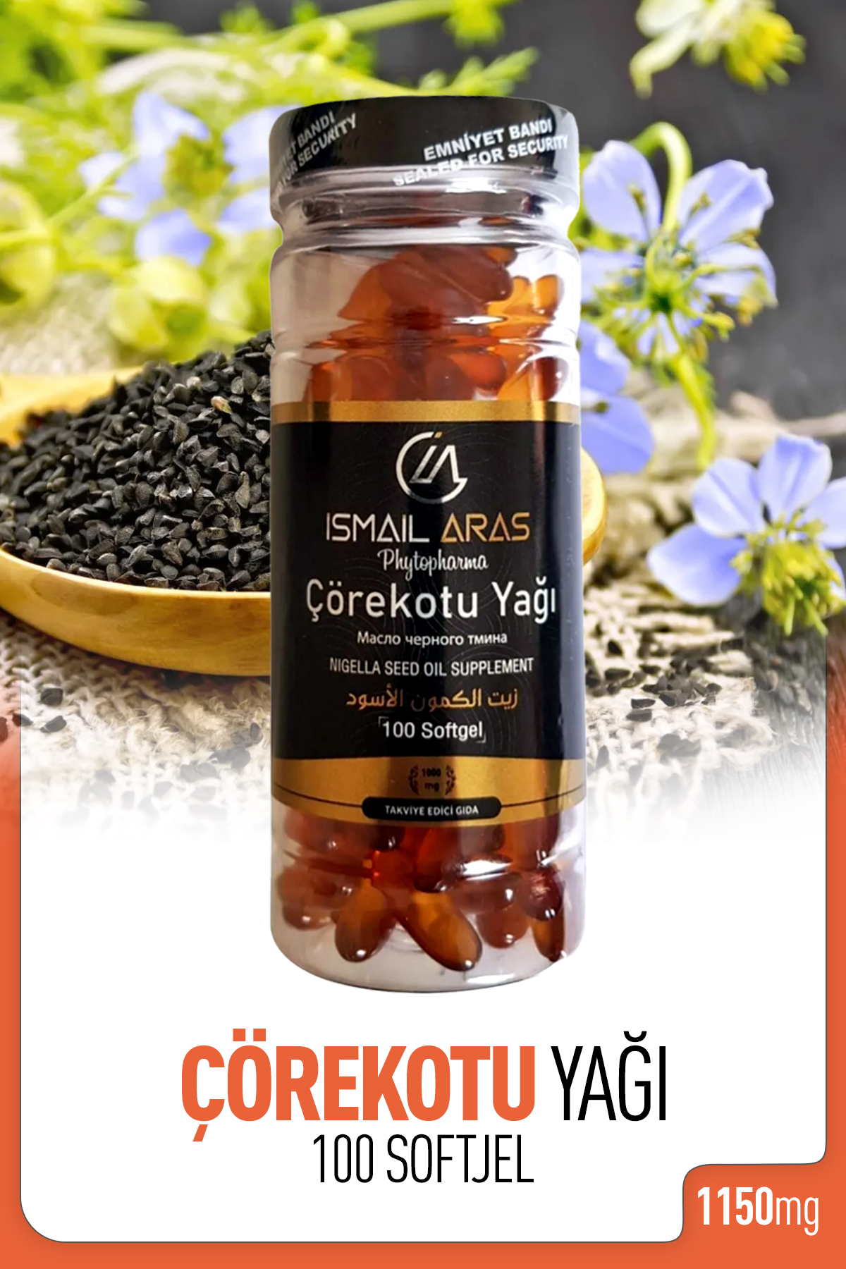 Çörekotu Yağı Softjel 100 Kapsül
