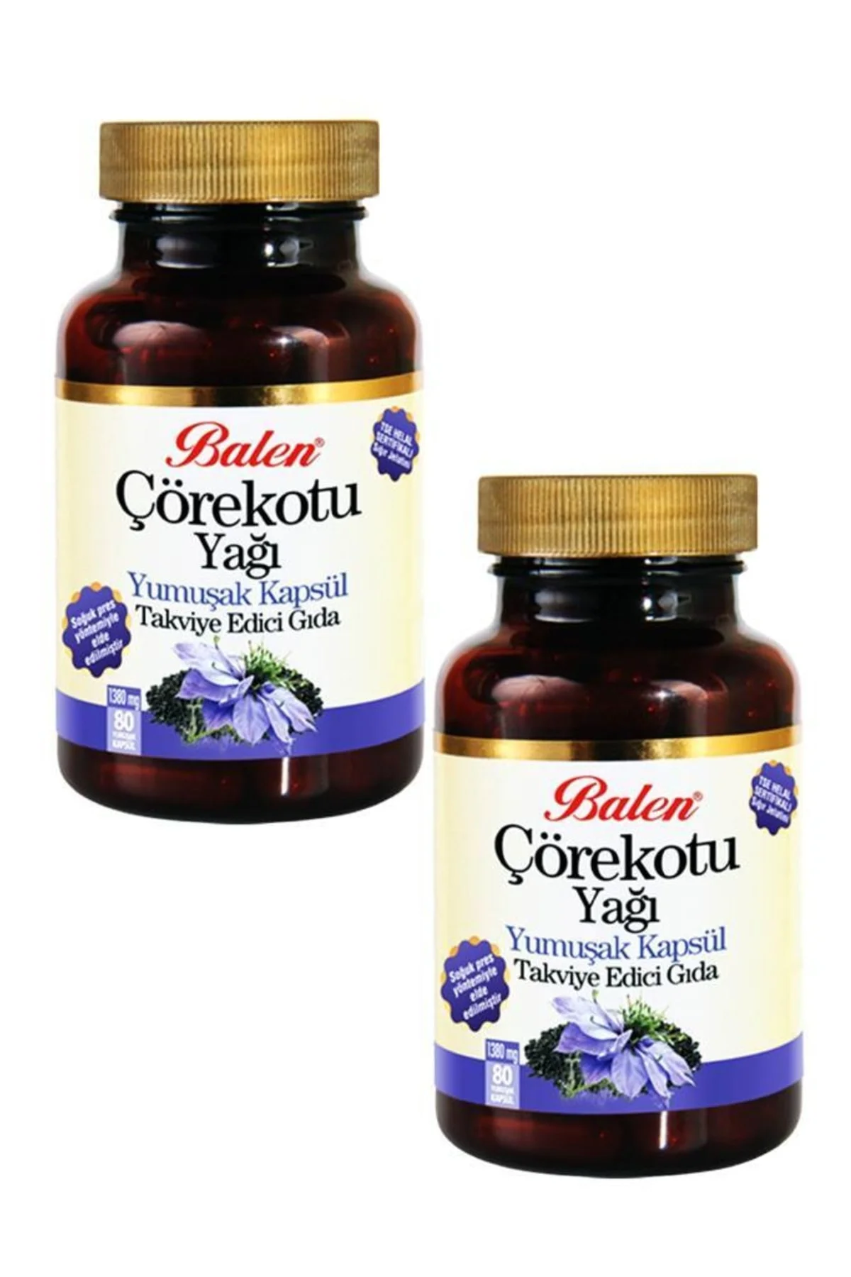 Çörekotu Yağı Yumuşak Kapsül 1380 Mg 80 Kapsül 2 Adet