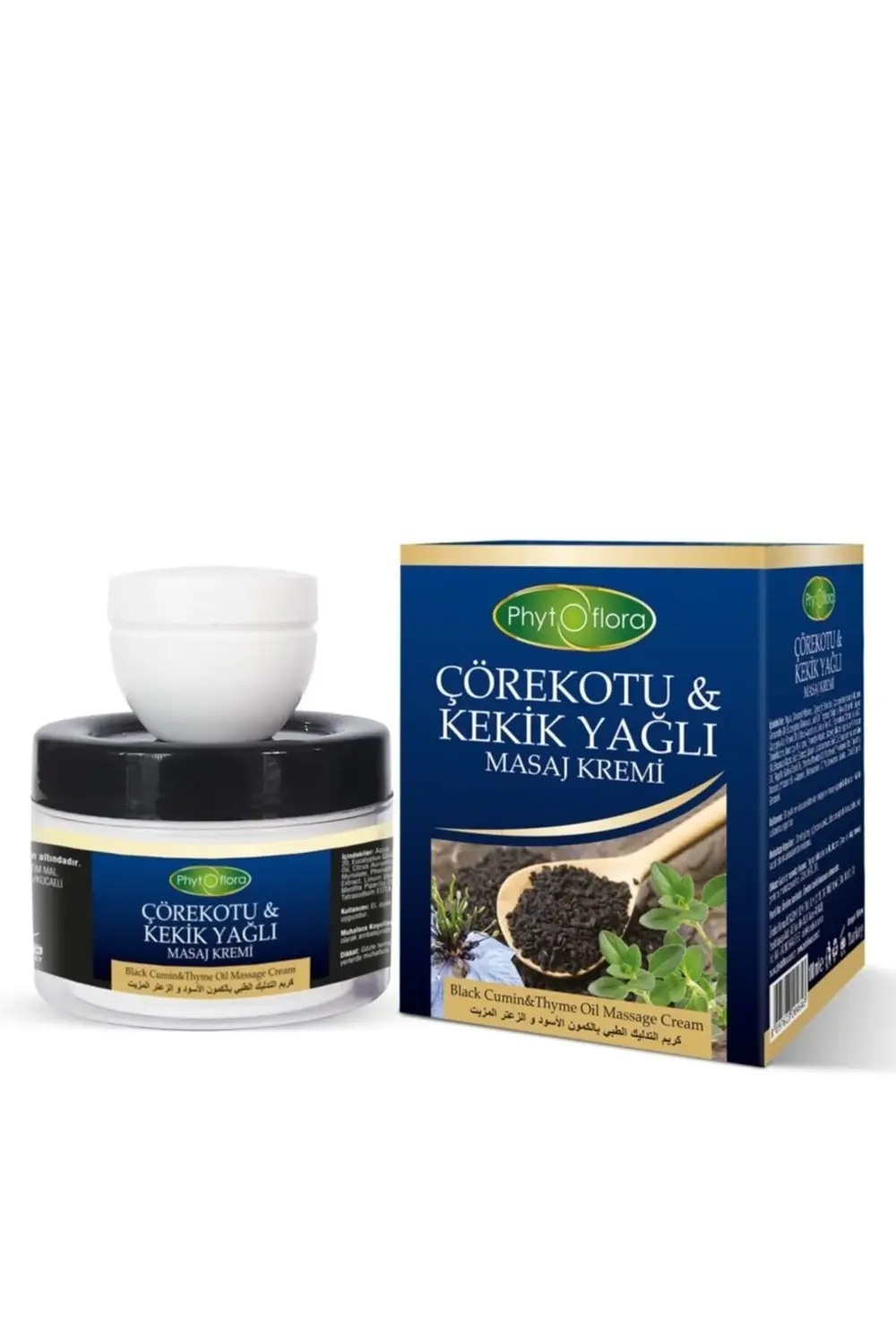 Phytoflora Çörekotu Yağlı & Kekik Yağlı Masaj Kremi 100 Ml