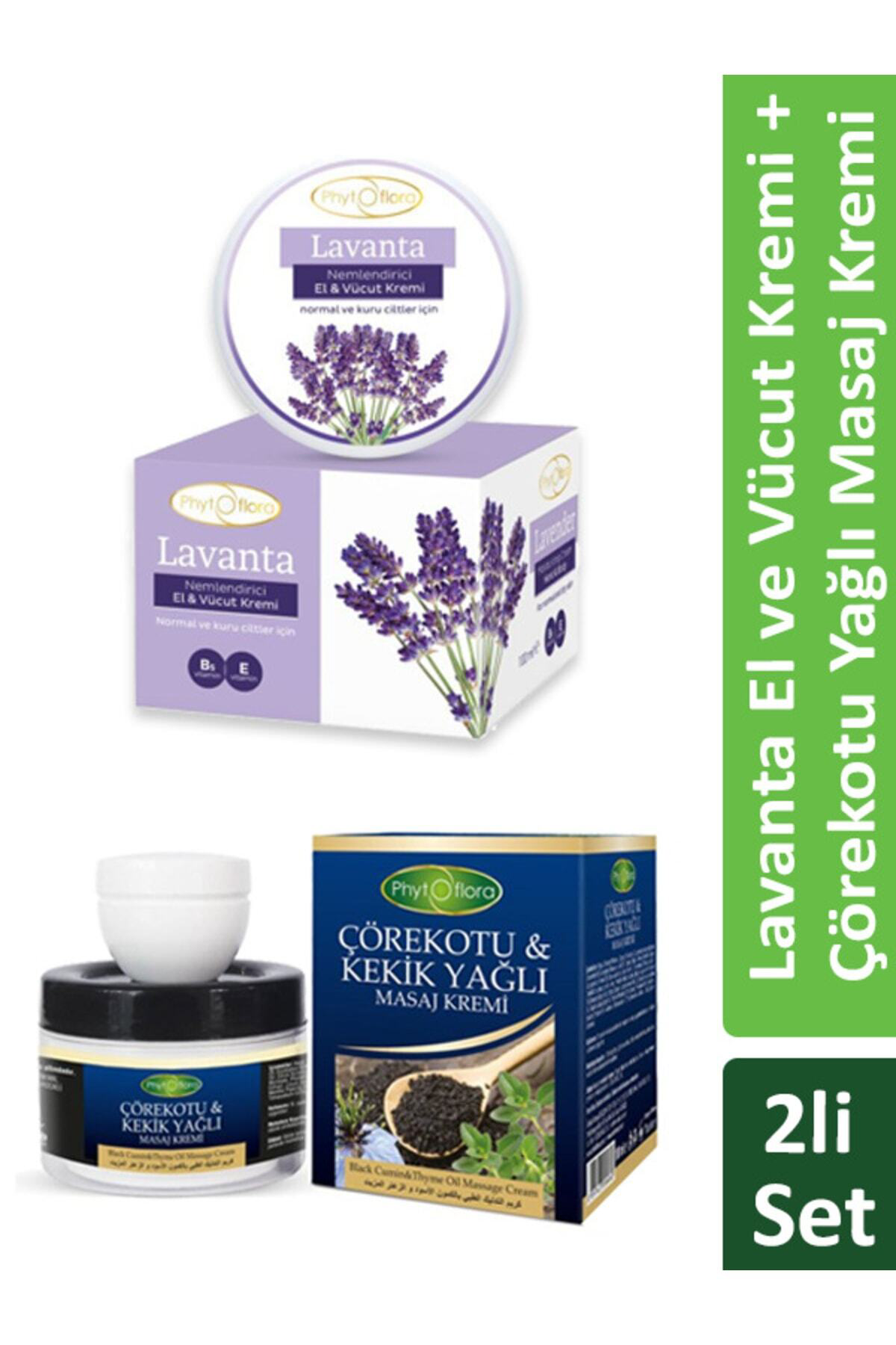 Çörekotu Yağlı & Kekik Yağlı Masaj Kremi + Lavanta Nemlendirici E