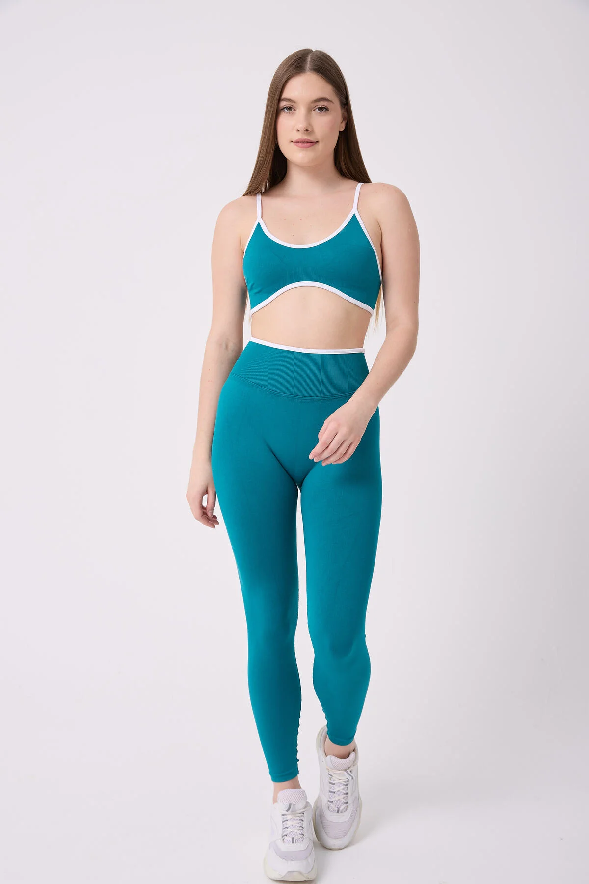 CoreLine Biye Detaylı Esnek Seamless Spor Bra