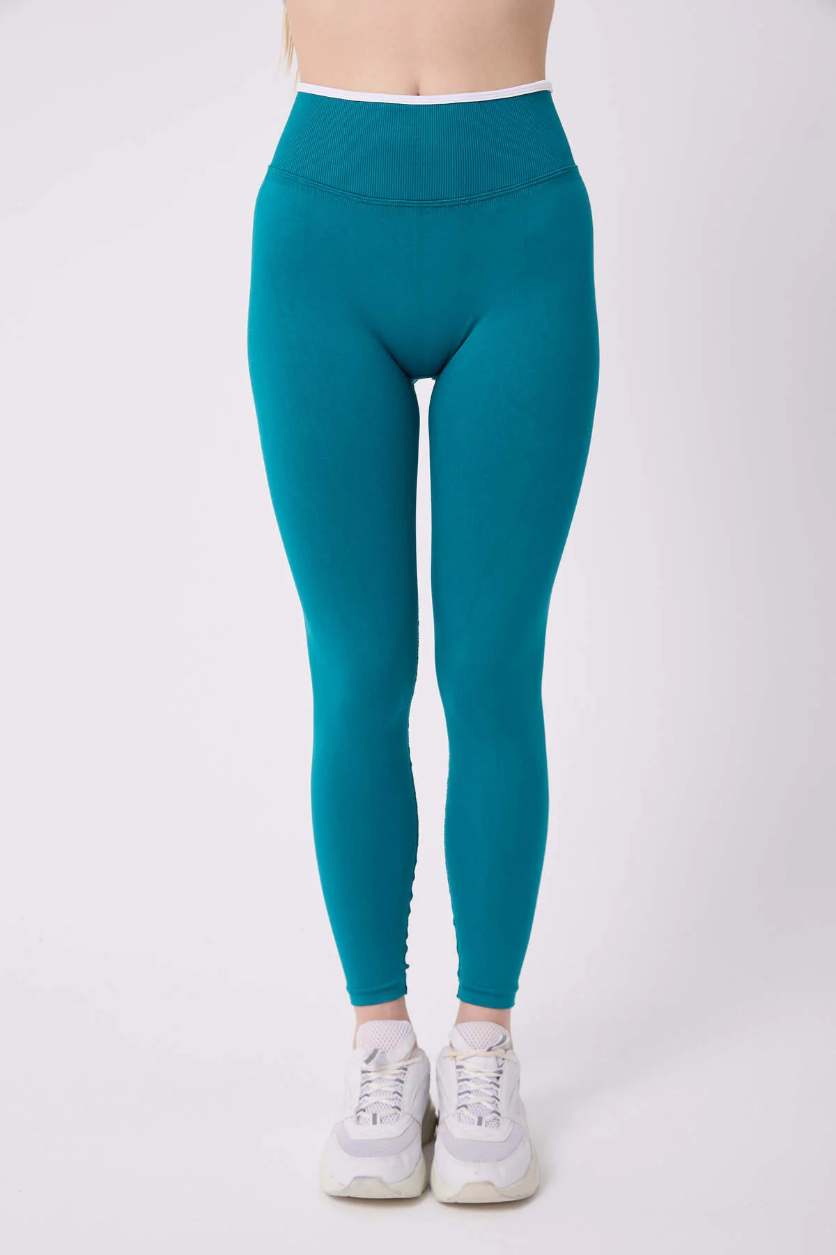 CoreLine Model Biye Detaylı Esnek Yüksek Bel Toparlayıcı Push Up Seamless Tayt