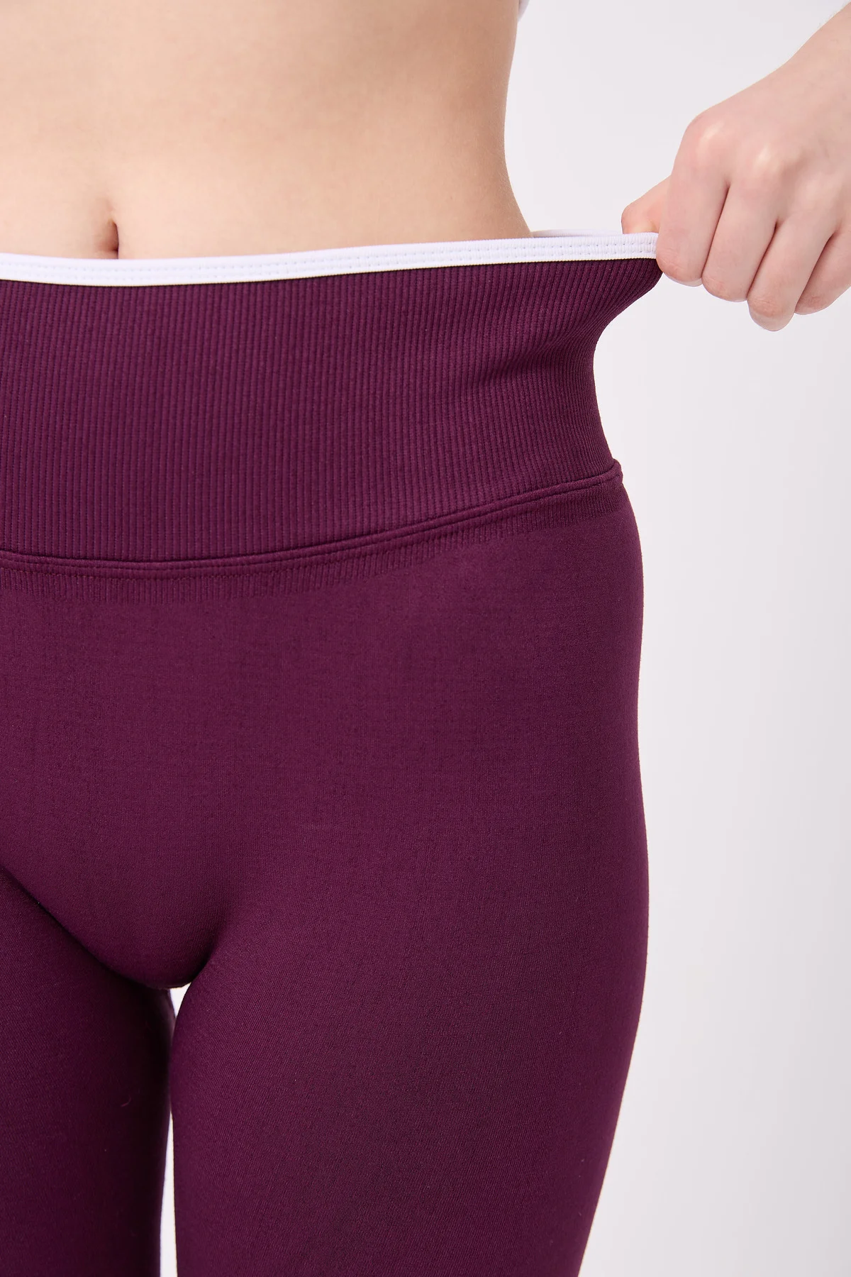 CoreLine Model Biye Detaylı Esnek Yüksek Bel Toparlayıcı Push Up Seamless Tayt
