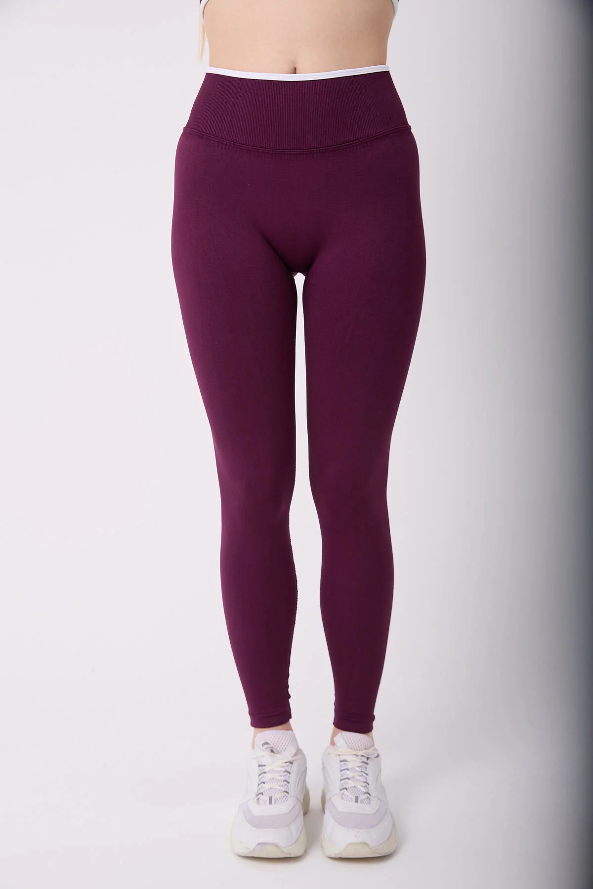 CoreLine Model Biye Detaylı Esnek Yüksek Bel Toparlayıcı Push Up Seamless Tayt