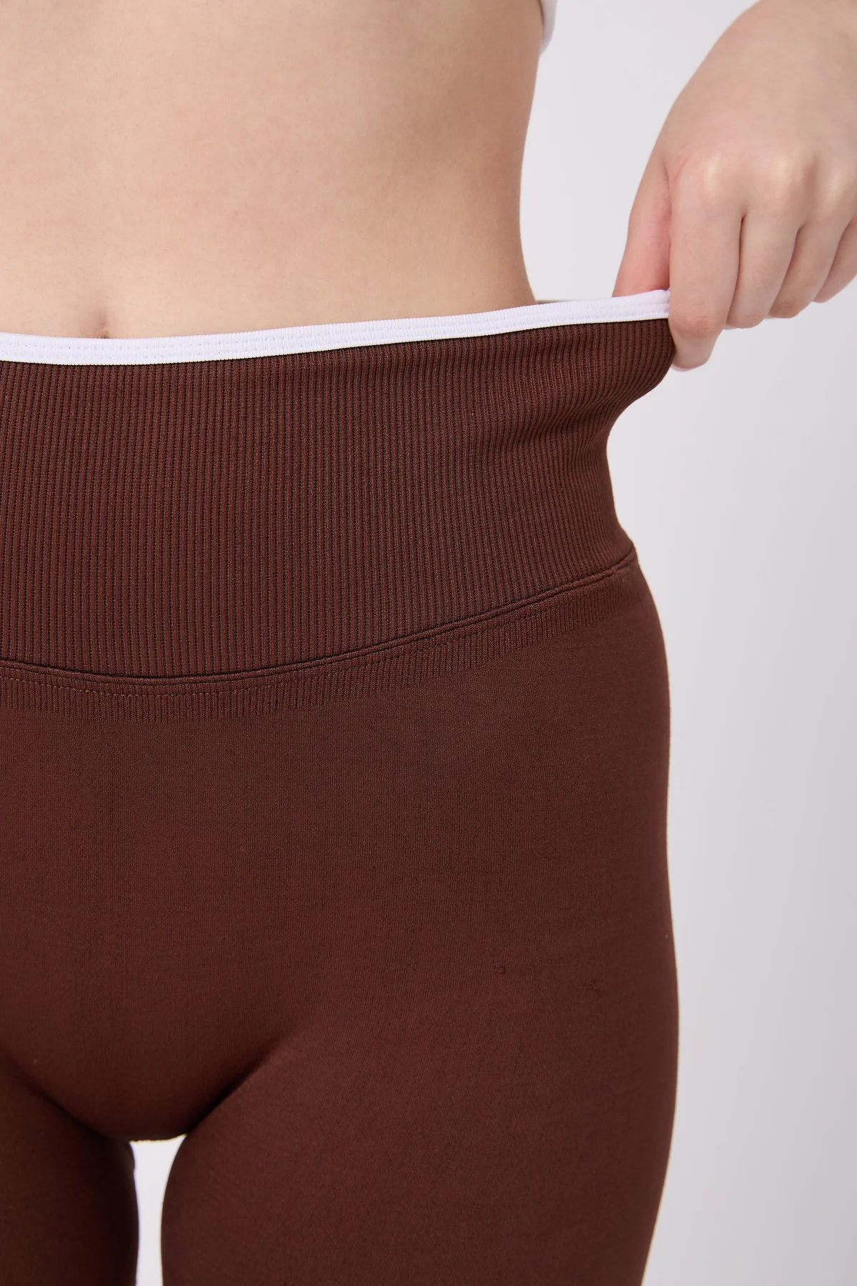 CoreLine Model Biye Detaylı Esnek Yüksek Bel Toparlayıcı Push Up Seamless Tayt