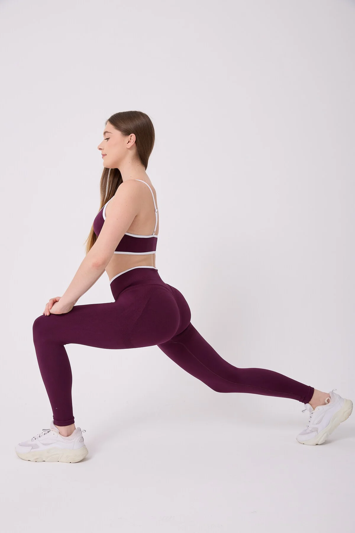CoreLine Model Biye Detaylı Esnek Yüksek Bel Toparlayıcı Push Up Seamless Tayt