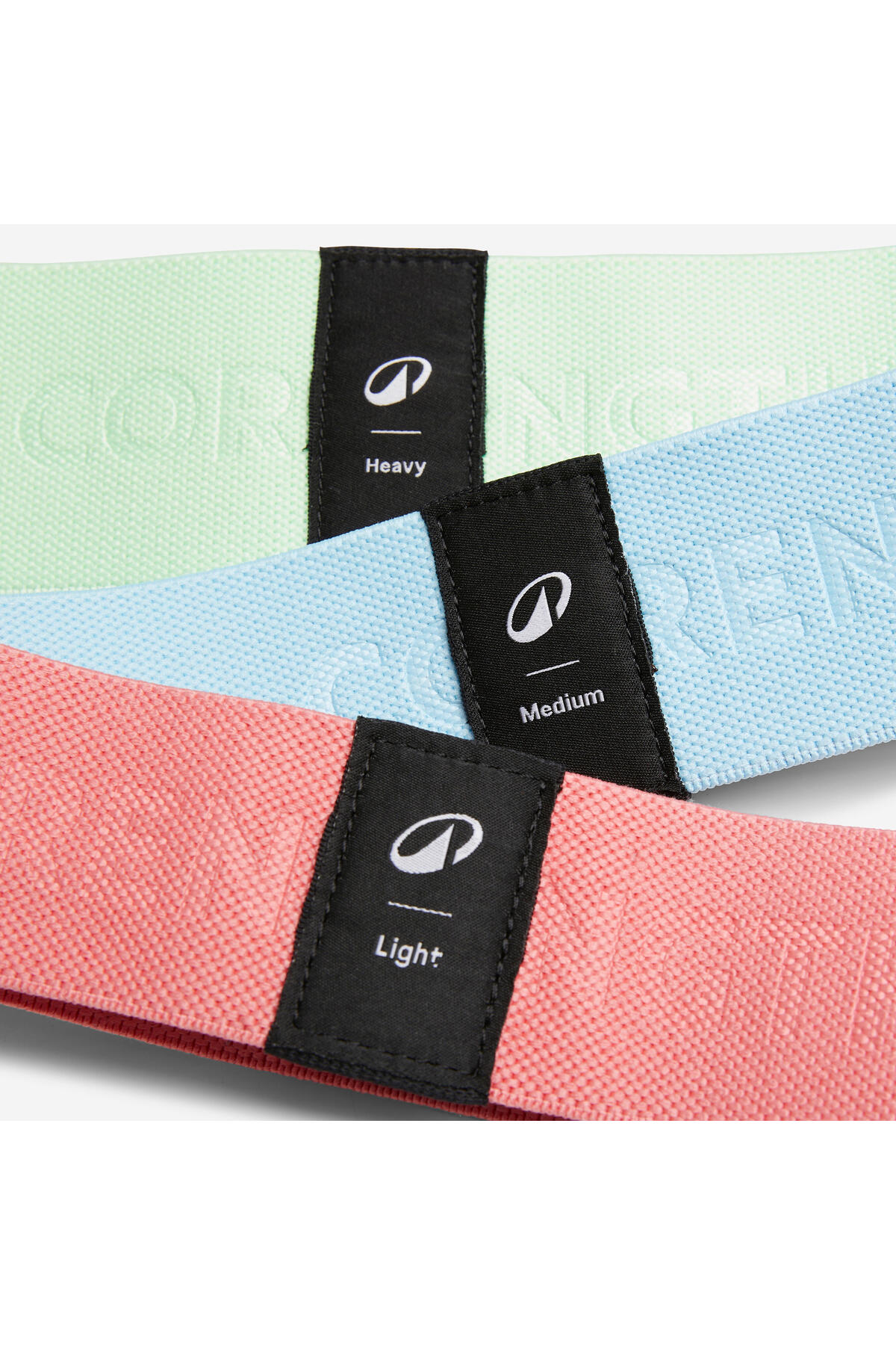 Corength Kumaş Direnç Bandı - 3'lü Paket - Fitness