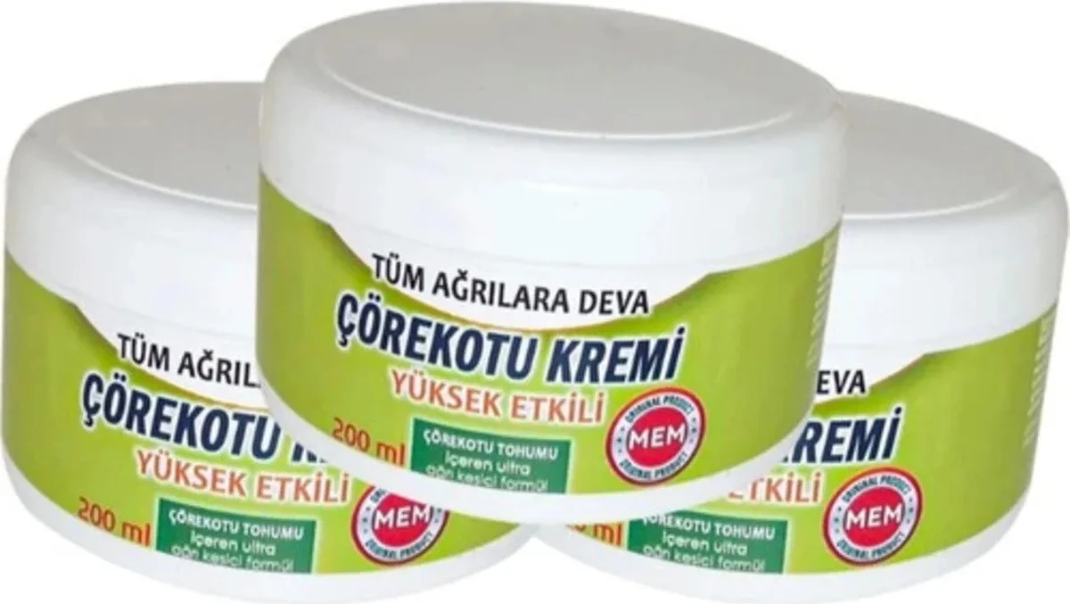Corex Çörek Otu Kremi Green Box 3'lü Set – 200 ml, Cildi Besler ve Nemlendirir