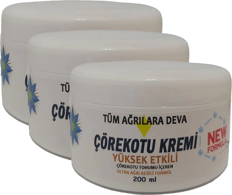 Corex Çörek Otu Kremi 3AD Büyük Boy - Eklem ve Kas Ağrılarına Doğal Çözüm, 200 ml Vücut Bakım Kremi