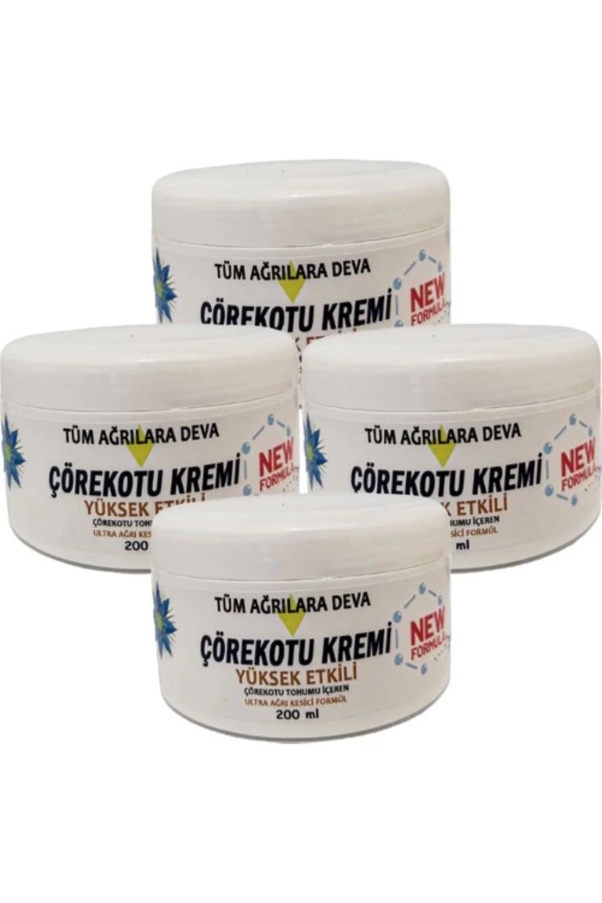 Corex Çörek Otu Kremi – Cilt Bakımında Doğanın Gücü, 4 Adet 200 ml