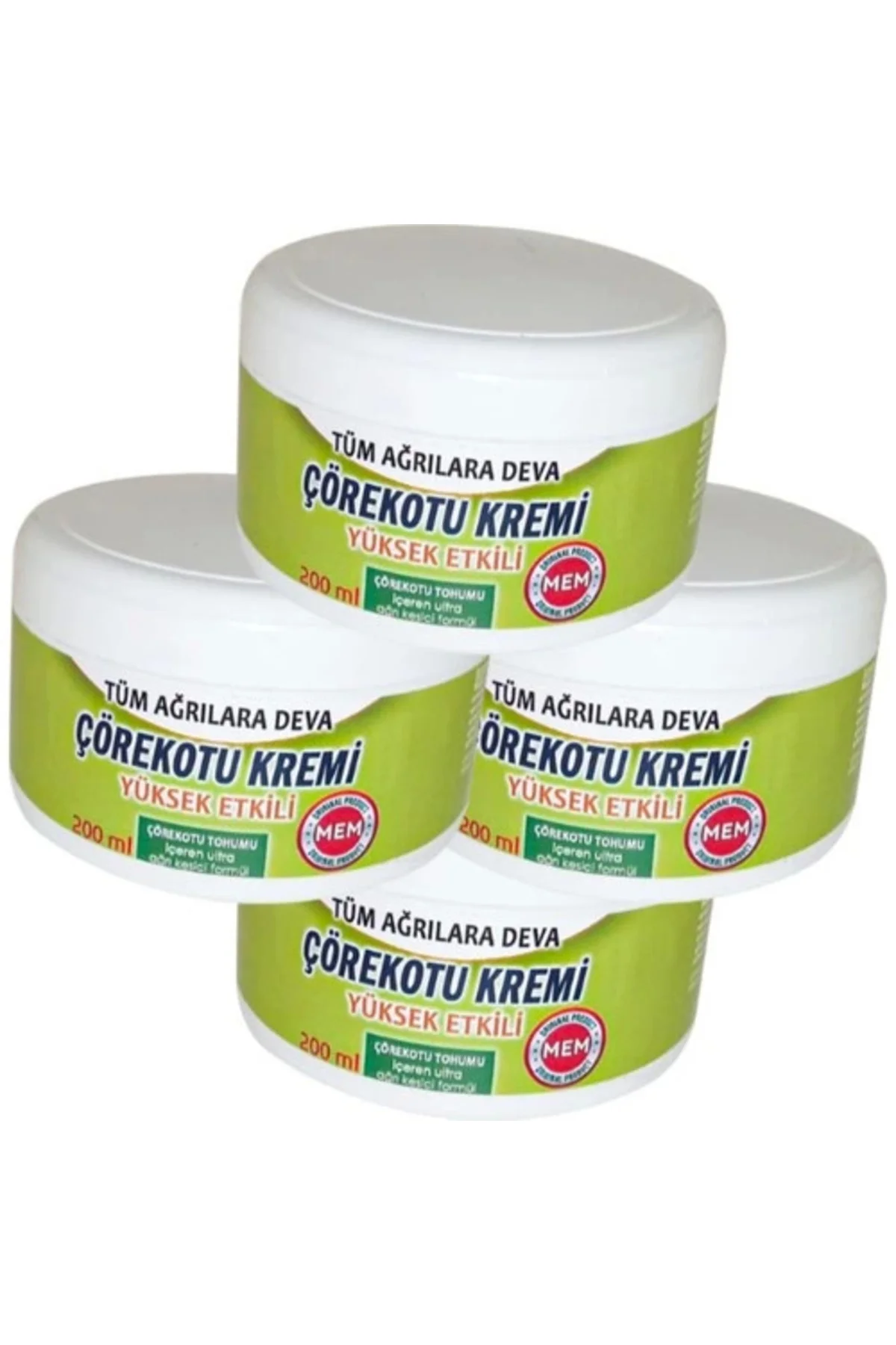 Corex Çörek Otu Kremi – 4’lü Green Box (4 x 200 ml) | Cilt Bakımı