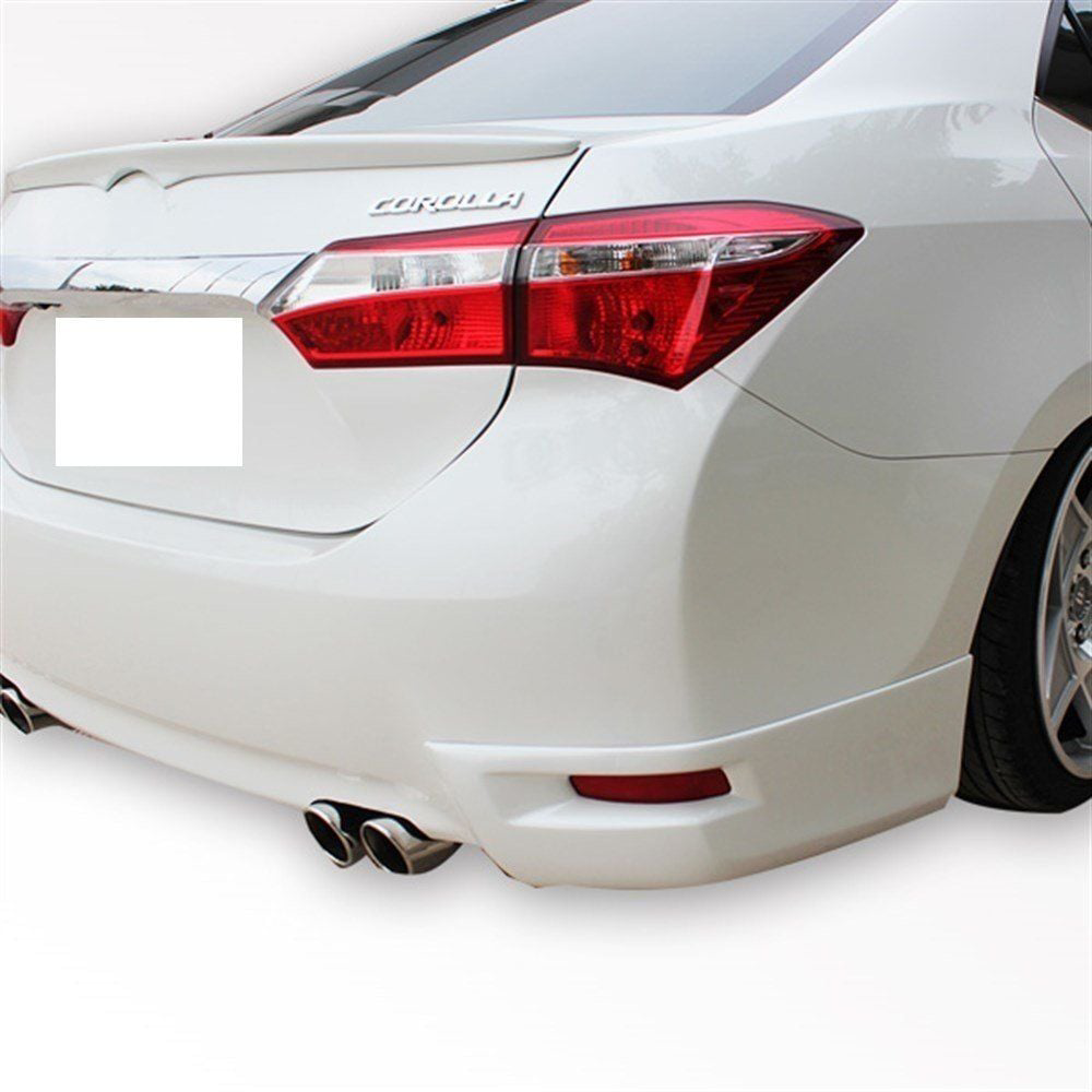Corolla 11 Uyumlu E170 Arka Tampon Altı 2 Parça Fiber 2014 Ve Son