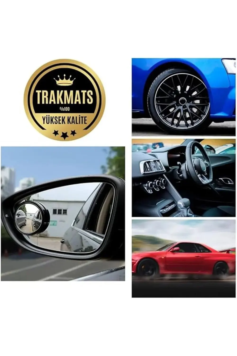 Corolla Sedan 1993-2024 UNİVERSAL OTO YUVARLAK KÖR NOKTA AYNASI -