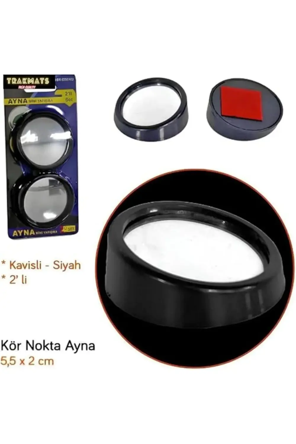 Corolla Sedan 1993-2024 UNİVERSAL OTO YUVARLAK KÖR NOKTA AYNASI -