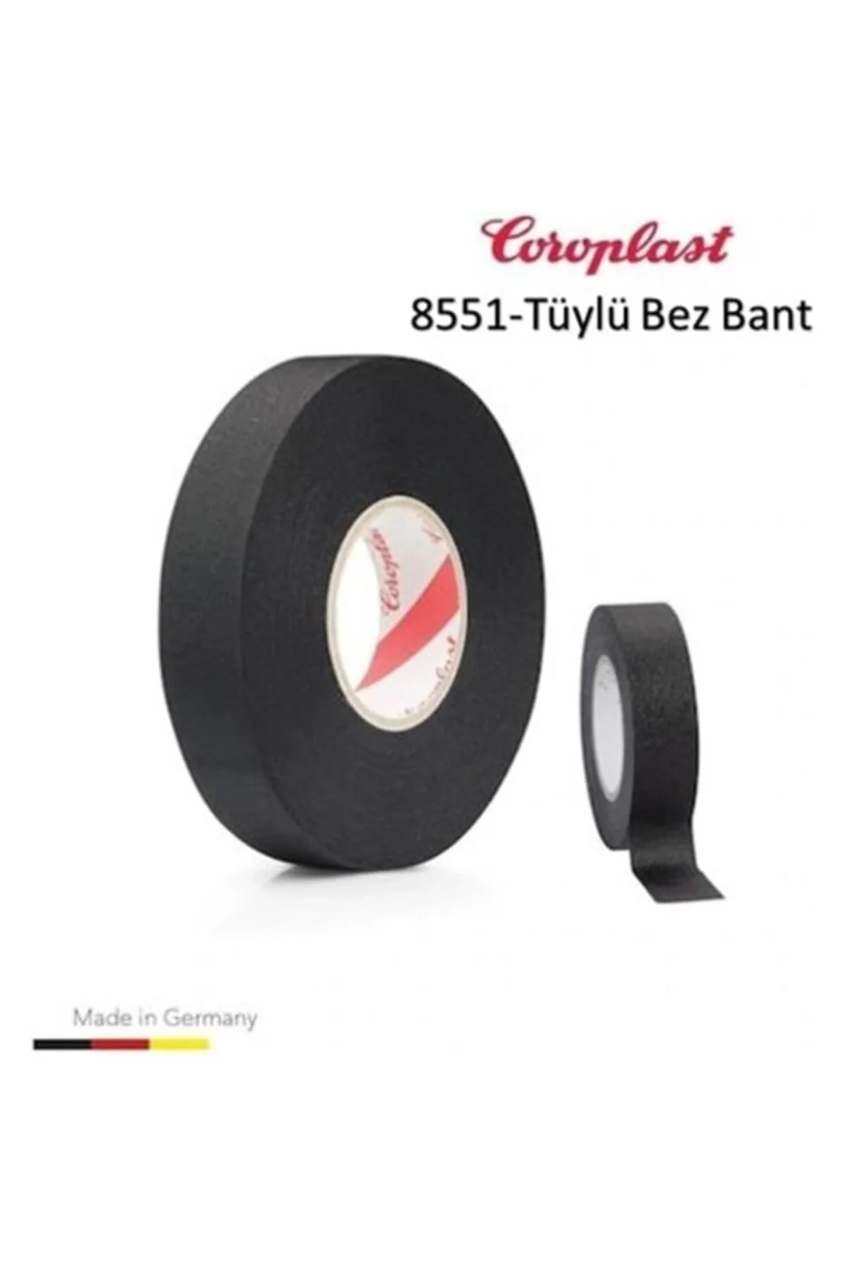 Coroplast Tüylü Bez Bant 19mm X 15 Metre 1 Adet Ref:8551