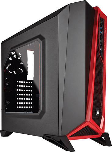 Corsair  Carbide Spec-Alpha Siyah/Kirmizi Pencereli Gaminig Mid To