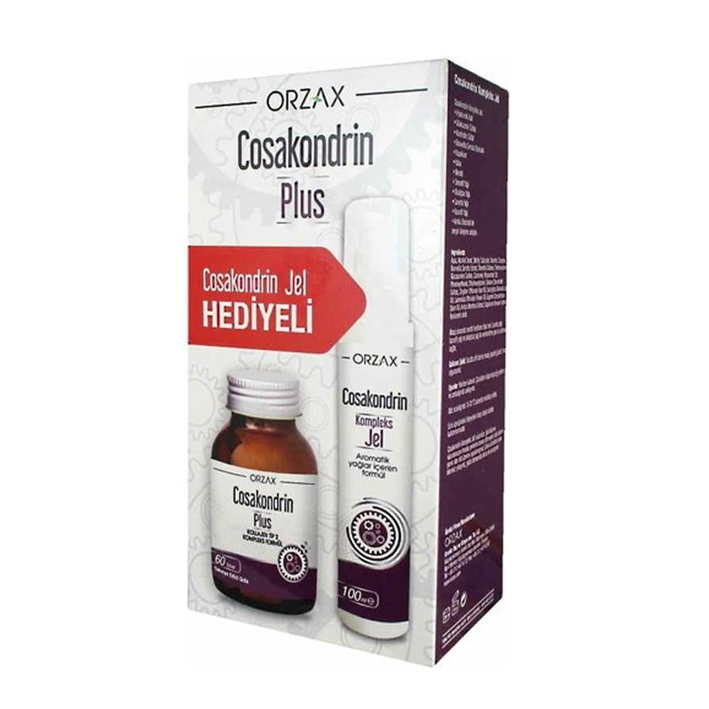 Orzax Cosakondrin Plus 60 Tablet + Cosakondrin Jel 100 Ml Hediyeli