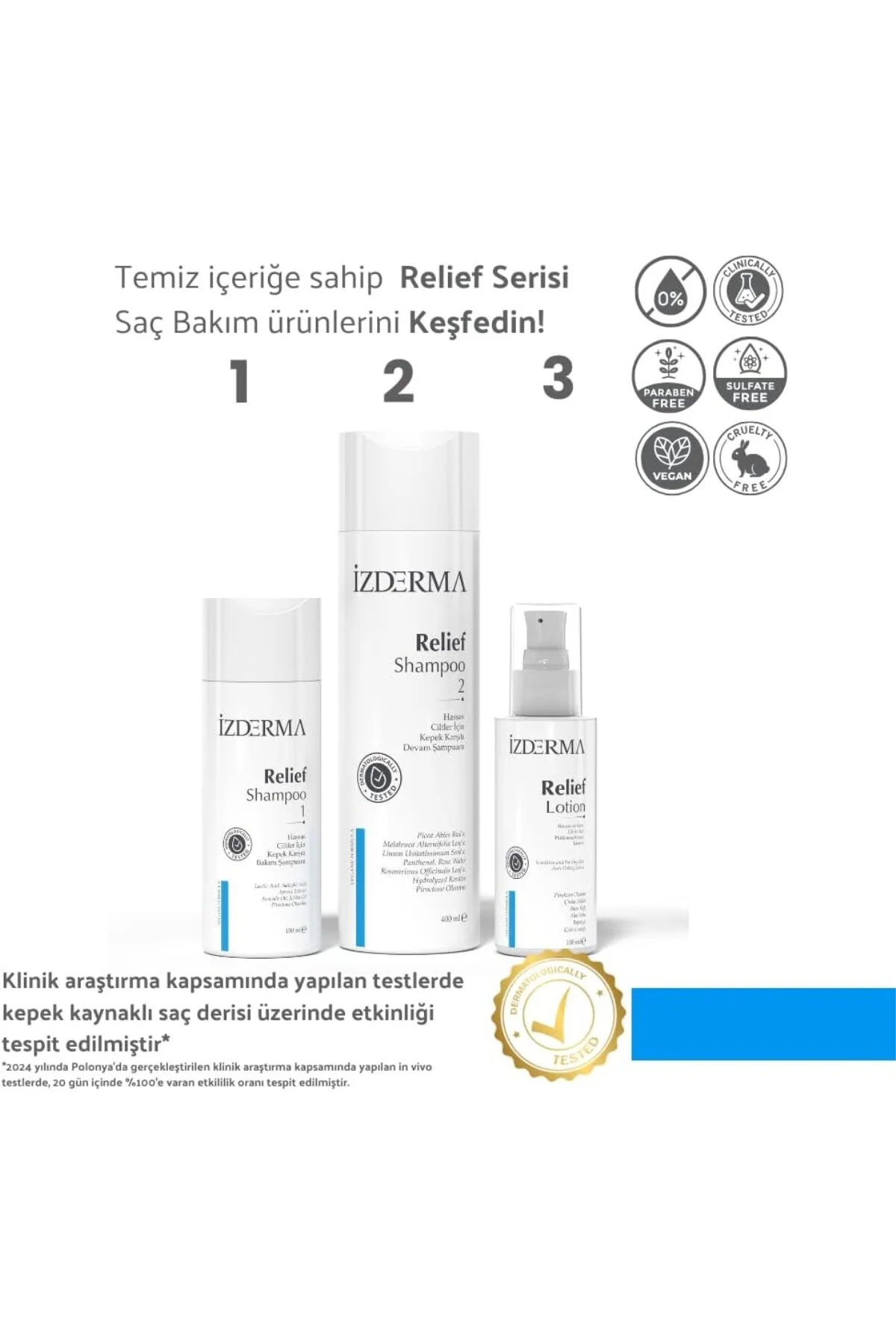 Cosmetic Relief Shampoo Kepek Karşıtı Bakım Ve Devam Şampuanı Ve 