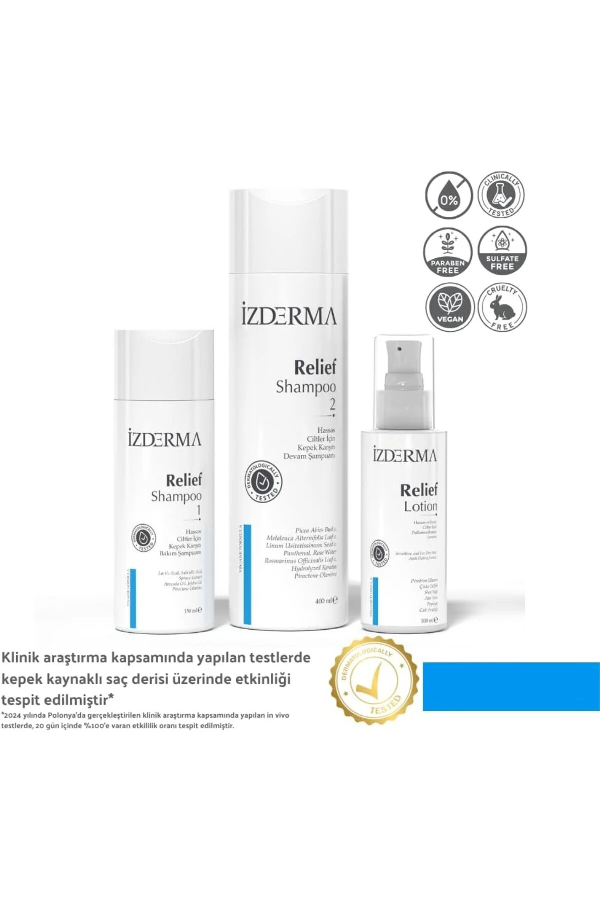 Cosmetic Relief Shampoo Kepek Karşıtı Bakım Ve Devam Şampuanı Ve 