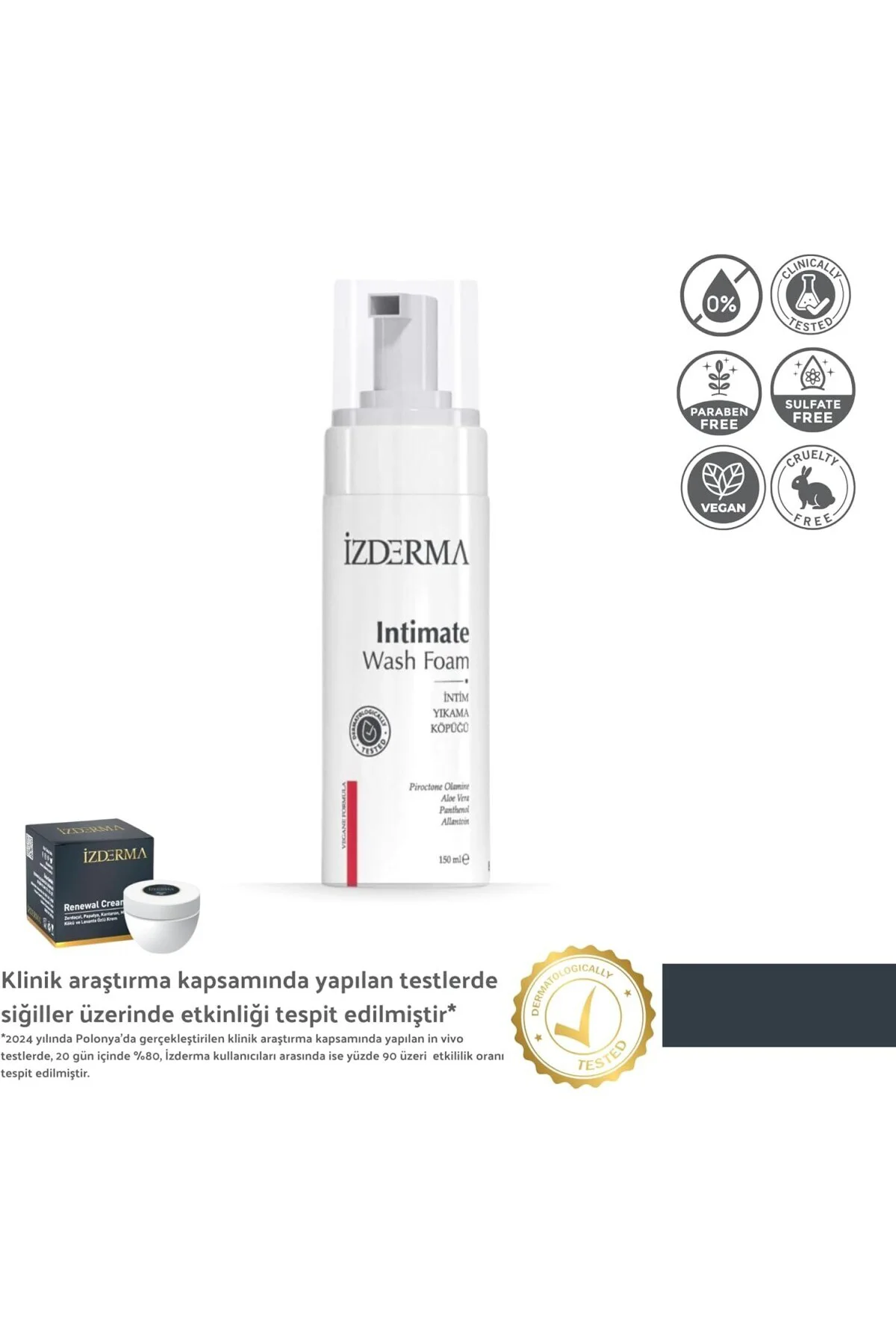 Cosmetic Renewal Cream ve İntim Yıkama Köpüğü Seti