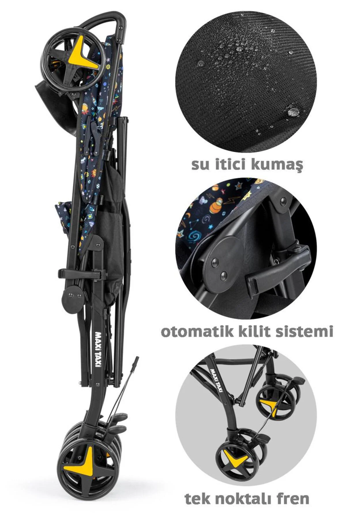 Cosmos Twin İkiz Baston Bebek Arabası