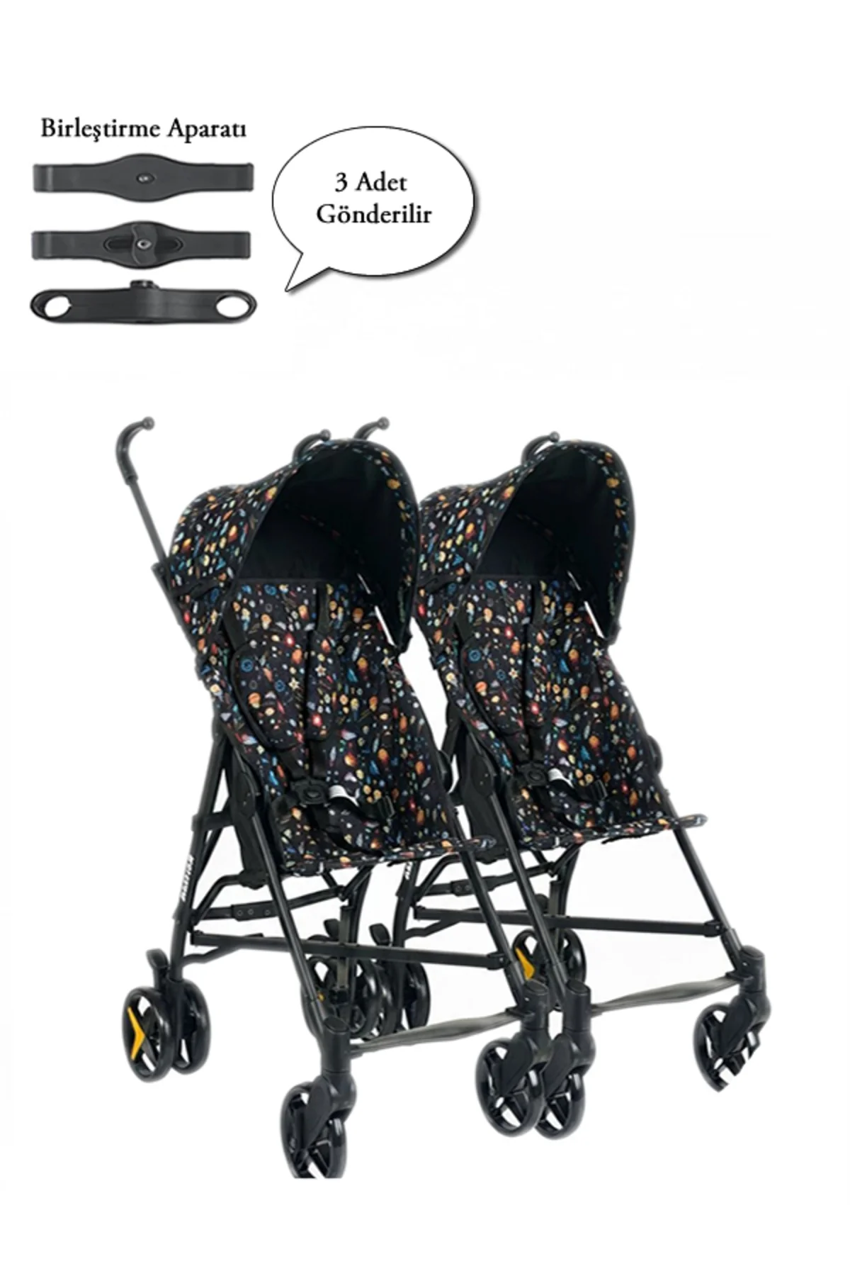 Cosmos Twin İkiz Baston Bebek Arabası