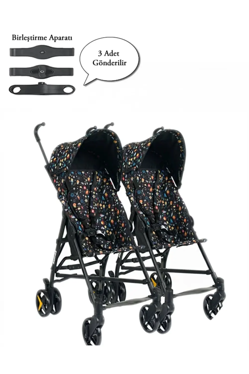Cosmos Twin İkiz Baston Bebek Arabası