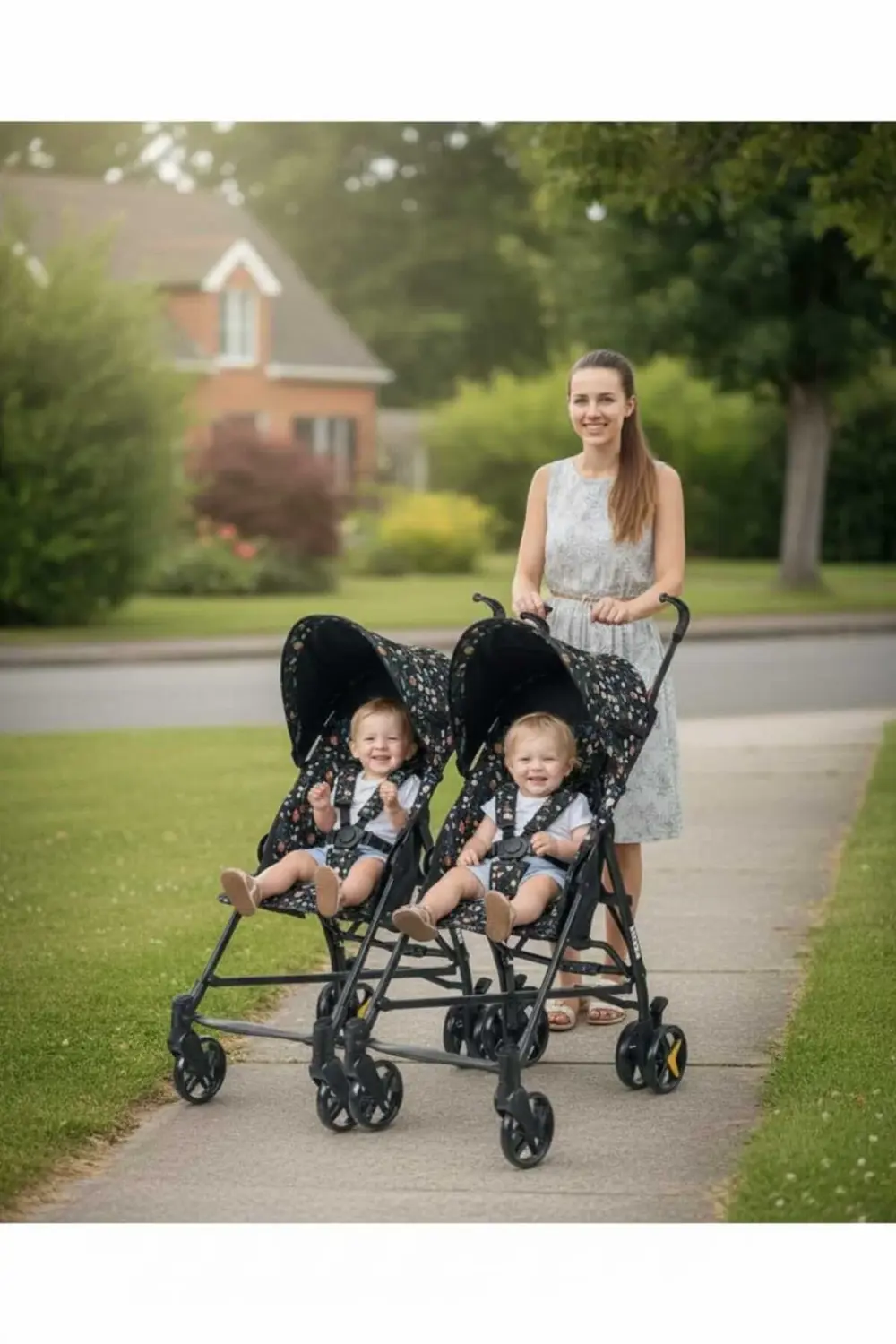 Cosmos Twin İkiz Baston Bebek Arabası