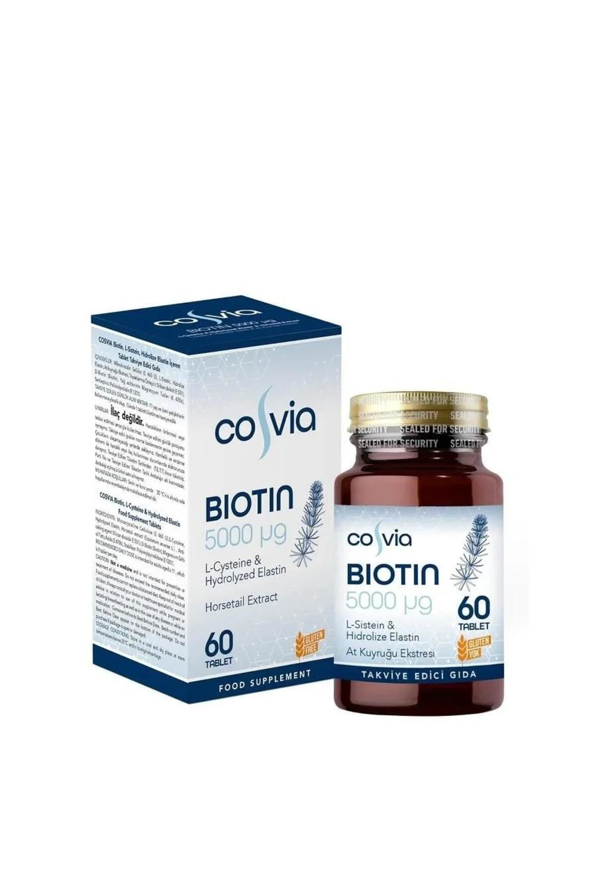 Cosvia Biotin 5000 Mcg 60 Tablet