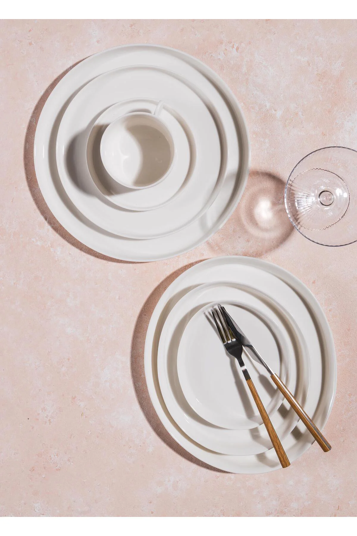 Cotta Limoges Beyaz Porselen Pasta Tabağı 22 cm