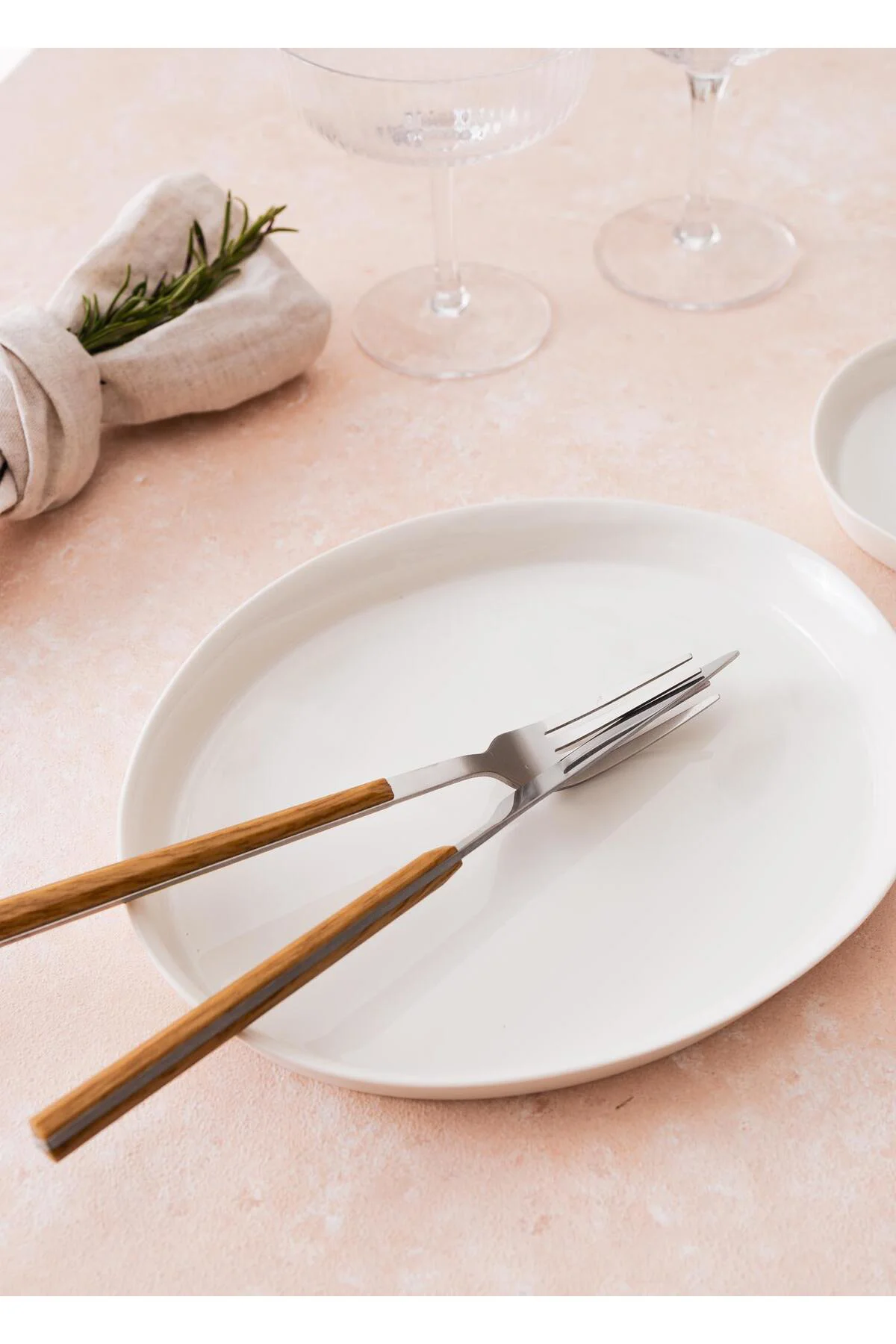 Cotta Limoges Beyaz Porselen Pasta Tabağı 22 cm