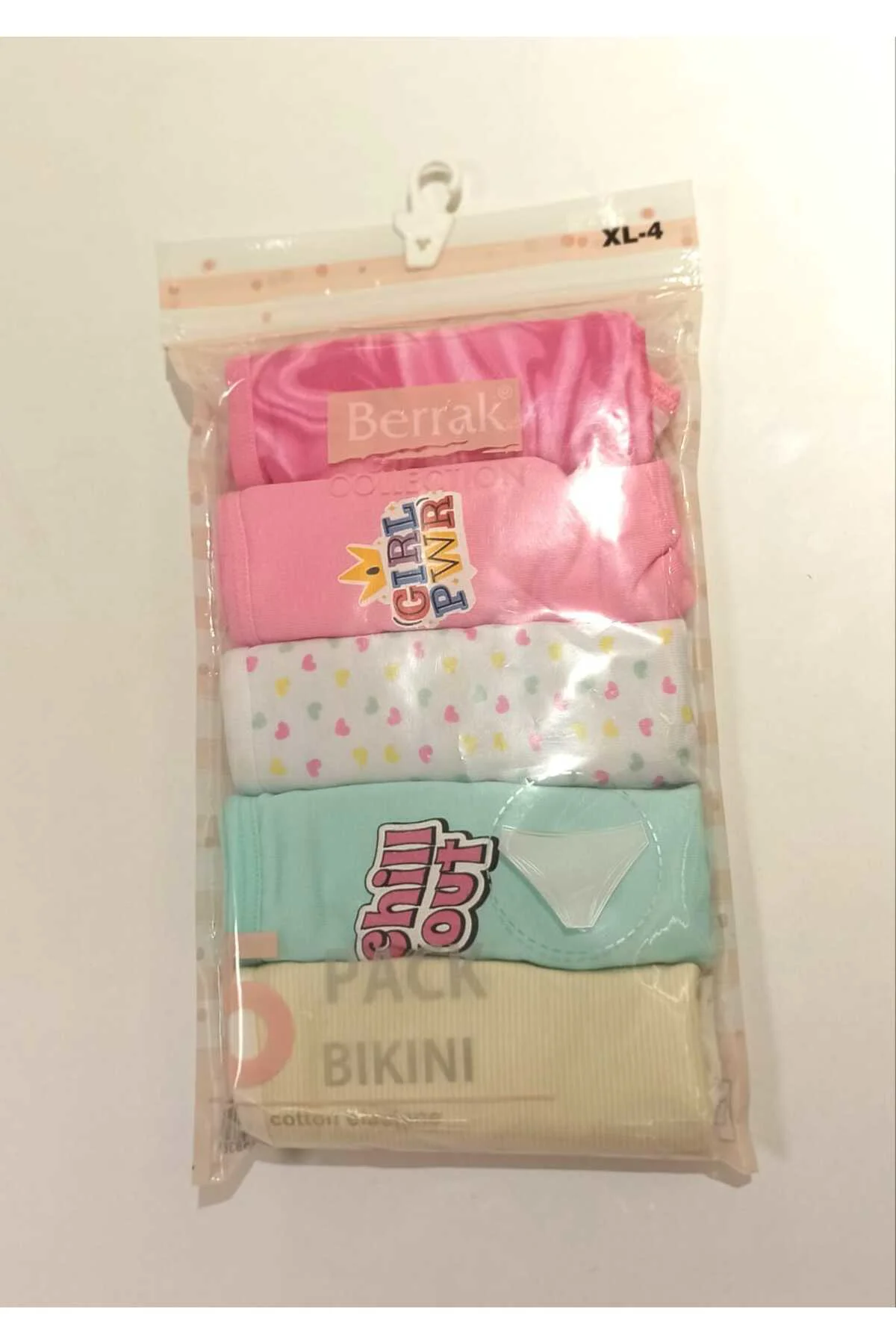 Cotton Elastik 5 li Bikini Kalıp XL Beden