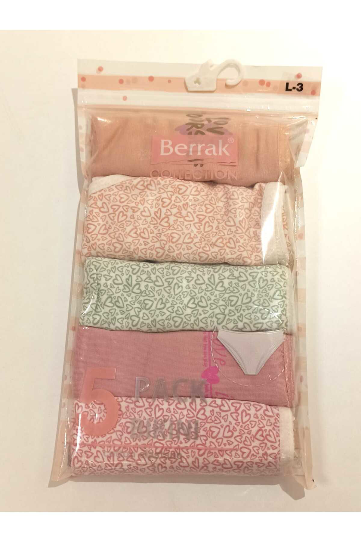 Monalisa Home Cotton Elastik 5 Li Bikini Kalıp L Beden