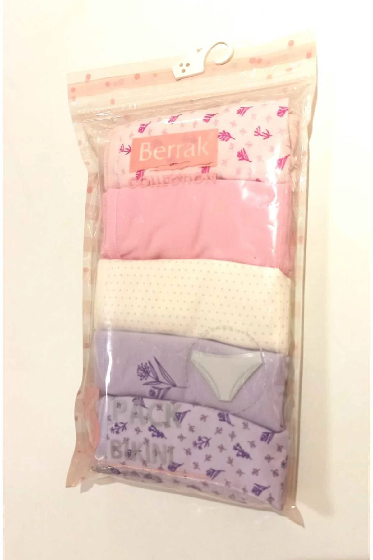 Cotton Elastik 5 li Bikini Kalıp XL Beden