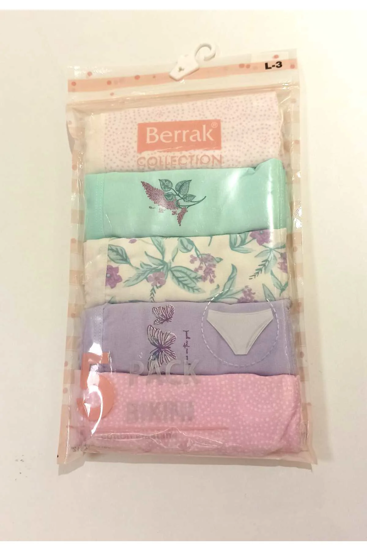 Cotton Elastik 5 li Bikini Kalıp L Beden