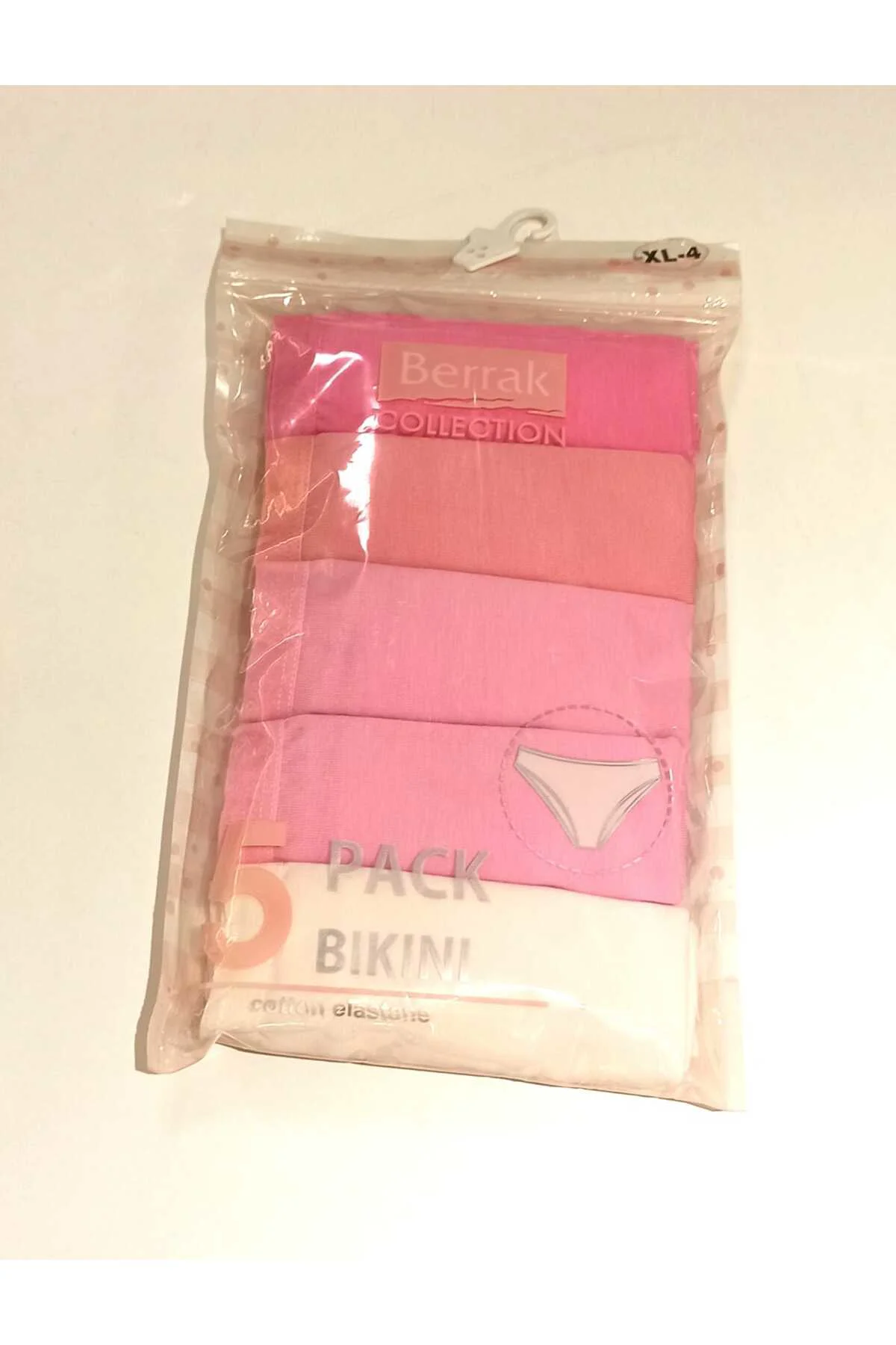 Cotton Elastik 5 li Bikini Kalıp XL Beden