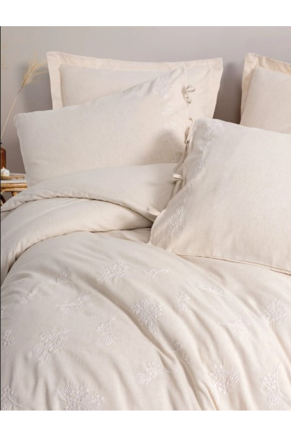 Bilfold Cotton Keten Çift Kişilik Nev Takımı Esmira