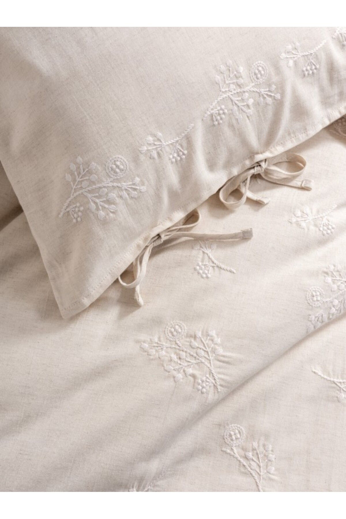 Bilfold Cotton Keten Çift Kişilik Nev Takımı Esmira