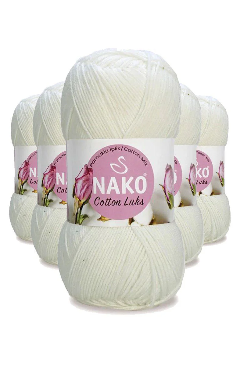 Cotton Lüks İpi Yünü 5 Adet – Süt Beyaz Örgü İpi, Yelek Tunik Kazak İpi Fiyatı, Yorumları ve Özellikleri