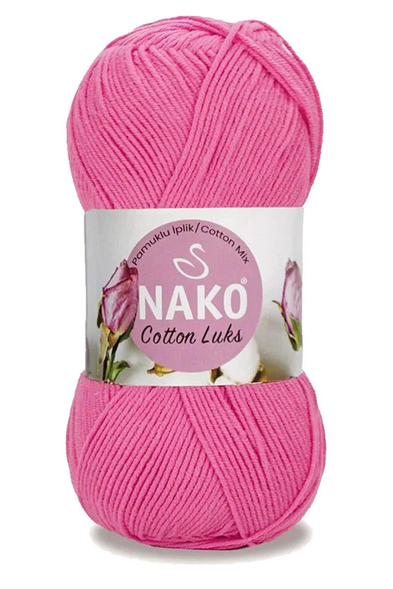 Cotton Lüks İpi Yünü Koyu Pembe 5'li Paket – %60 Pamuk %40 Akrilik, 330m, 100g Fiyatı, Yorumları ve Özellikleri